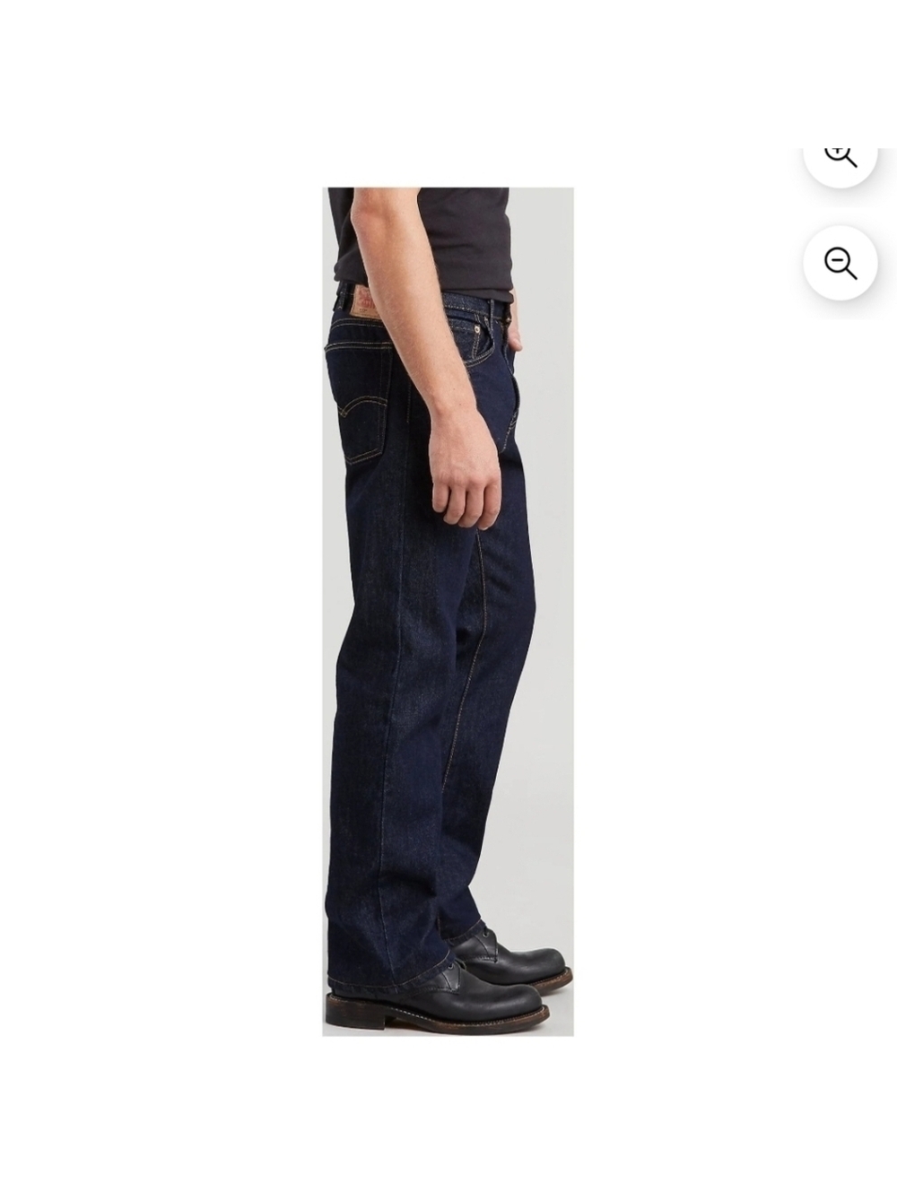 LEVI'S 517 Jeans Mens Bootcut Fit Dark Denim Size 40 X 30 Minimalist Work Preppy - Picture 3 of 8